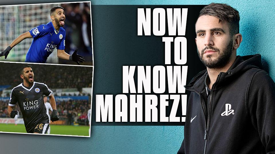 Gelandang Leicester City Riyad Mahrez. - INDOSPORT